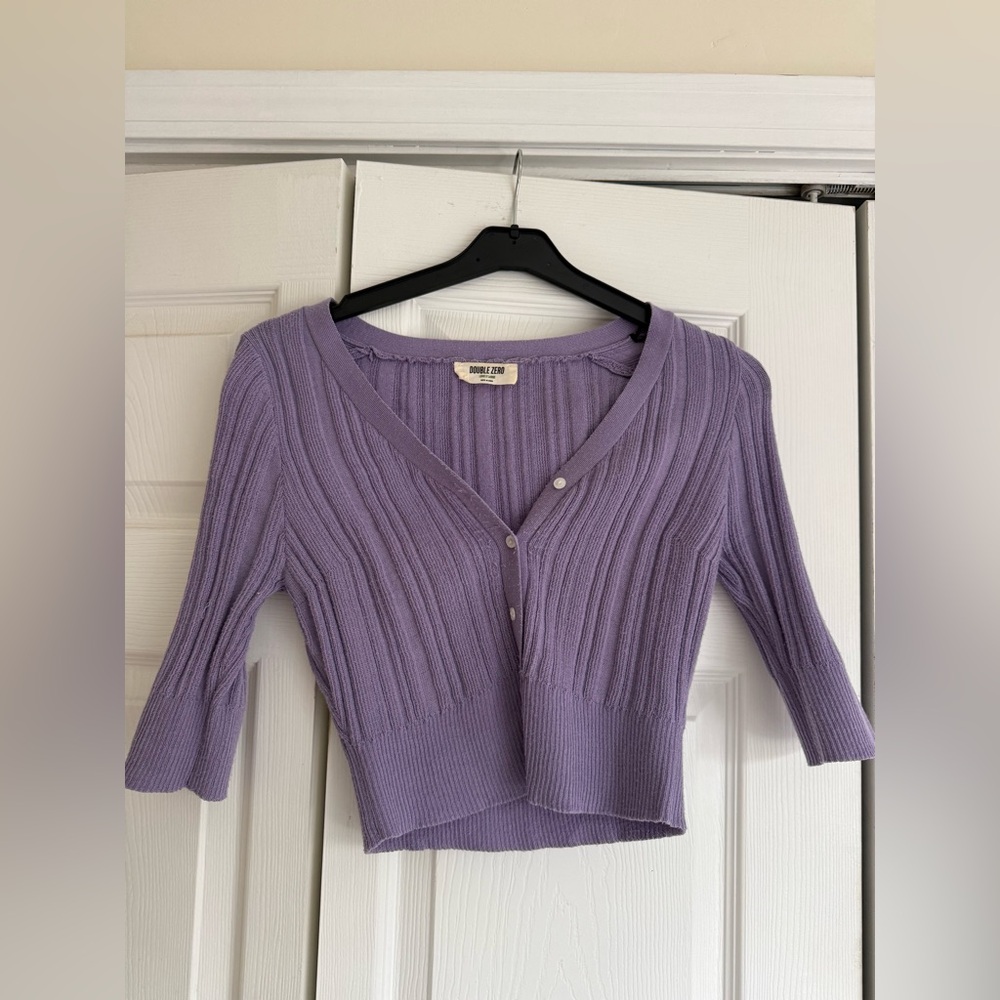 Double Zero Lavender Knit Top